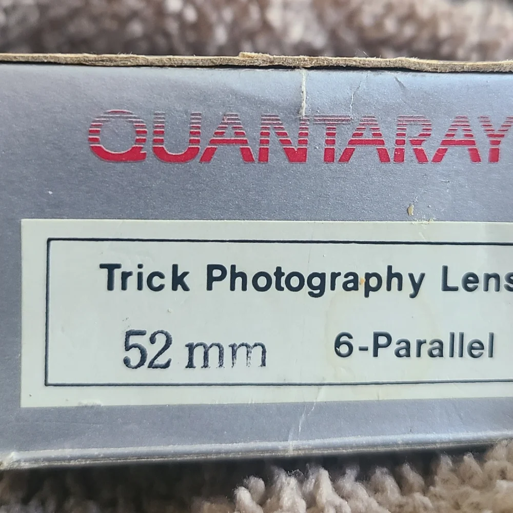 Quantaray 52mm Lens Filter with Case 6 Parallel Filter New In Box